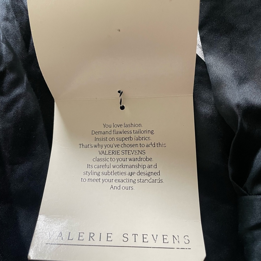 Valerie Stevens Black Silk Blouse - Picture 2 of 12